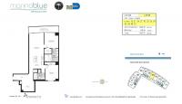 Unit 1805 floor plan